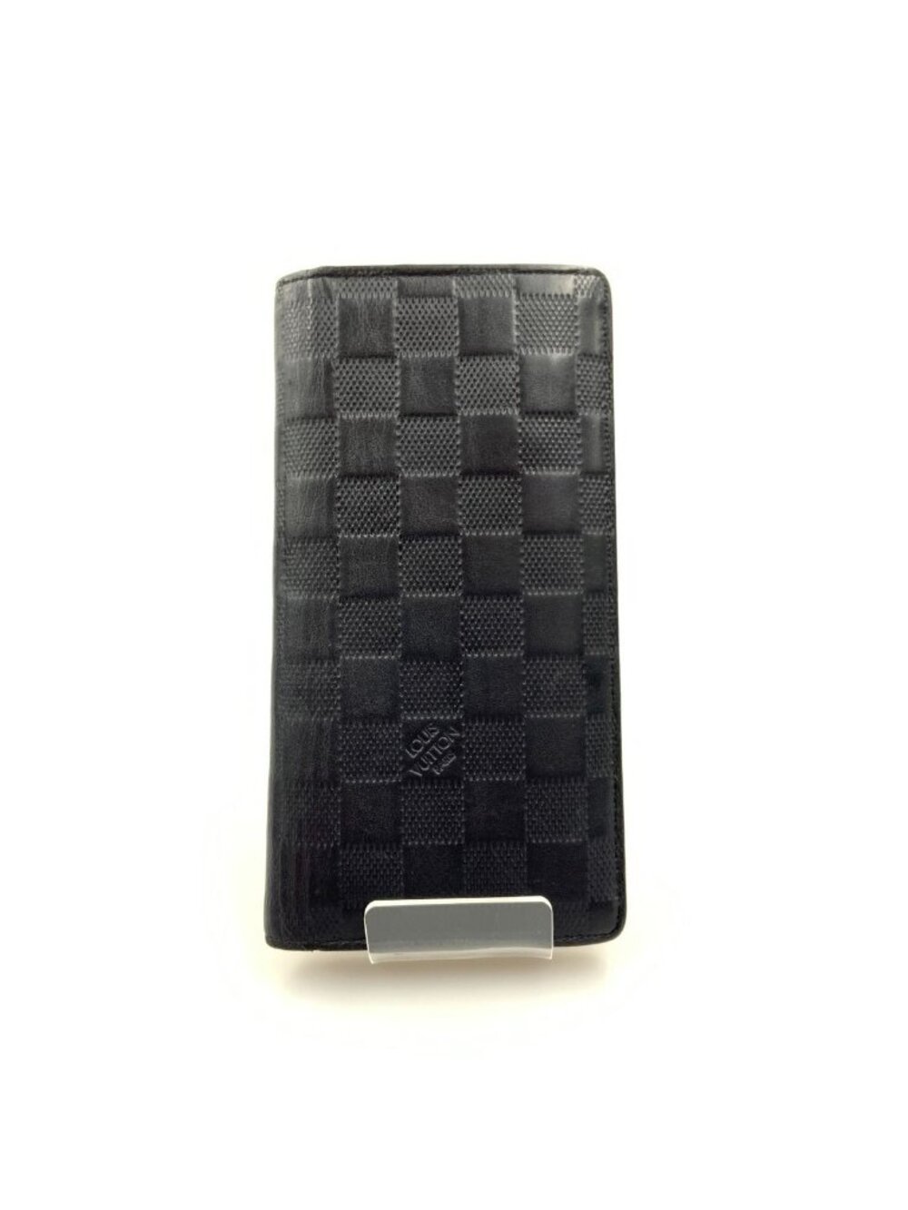 Louis Vuitton Damier Infini Portefeuille Brazza Bifold Wallet Black